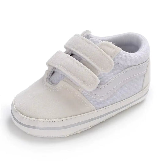 Baby Canvas Sneakers Classic Stripes Casual Baby Boy Girl Shoes Anti-Slip Soft First Walkers Infant Baby Unisex Shoes