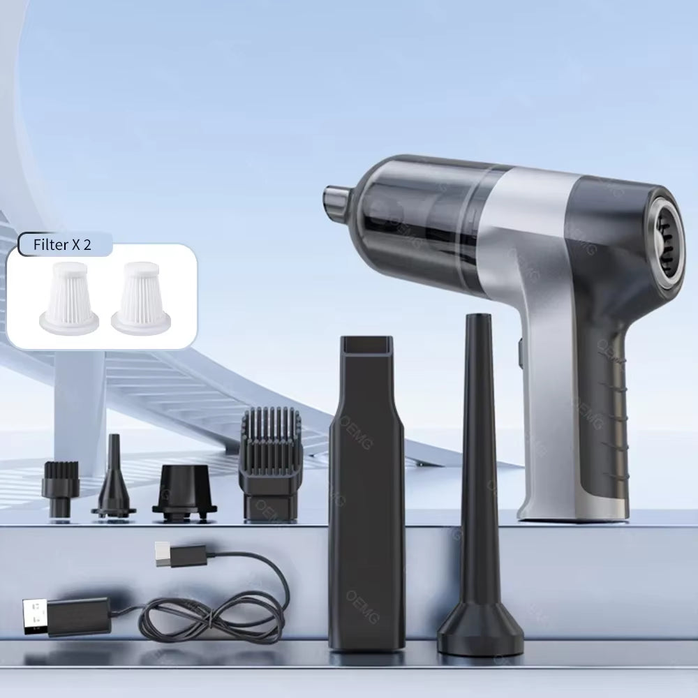 150000PA Powerful Wireless Car Vacuum Cleaner Mini Portable Handheld for Home Appliance Cleaning Machine Car Cleaner Keyboard