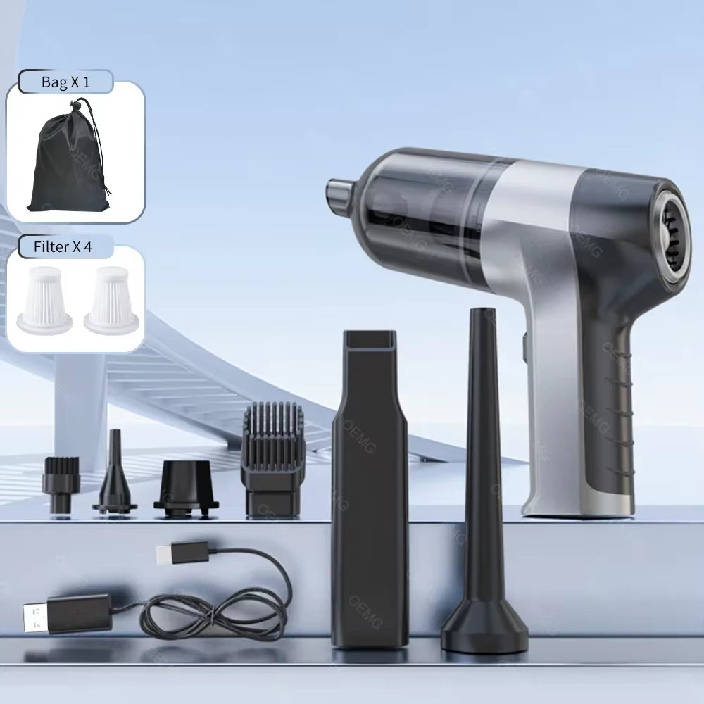 150000PA Powerful Wireless Car Vacuum Cleaner Mini Portable Handheld for Home Appliance Cleaning Machine Car Cleaner Keyboard