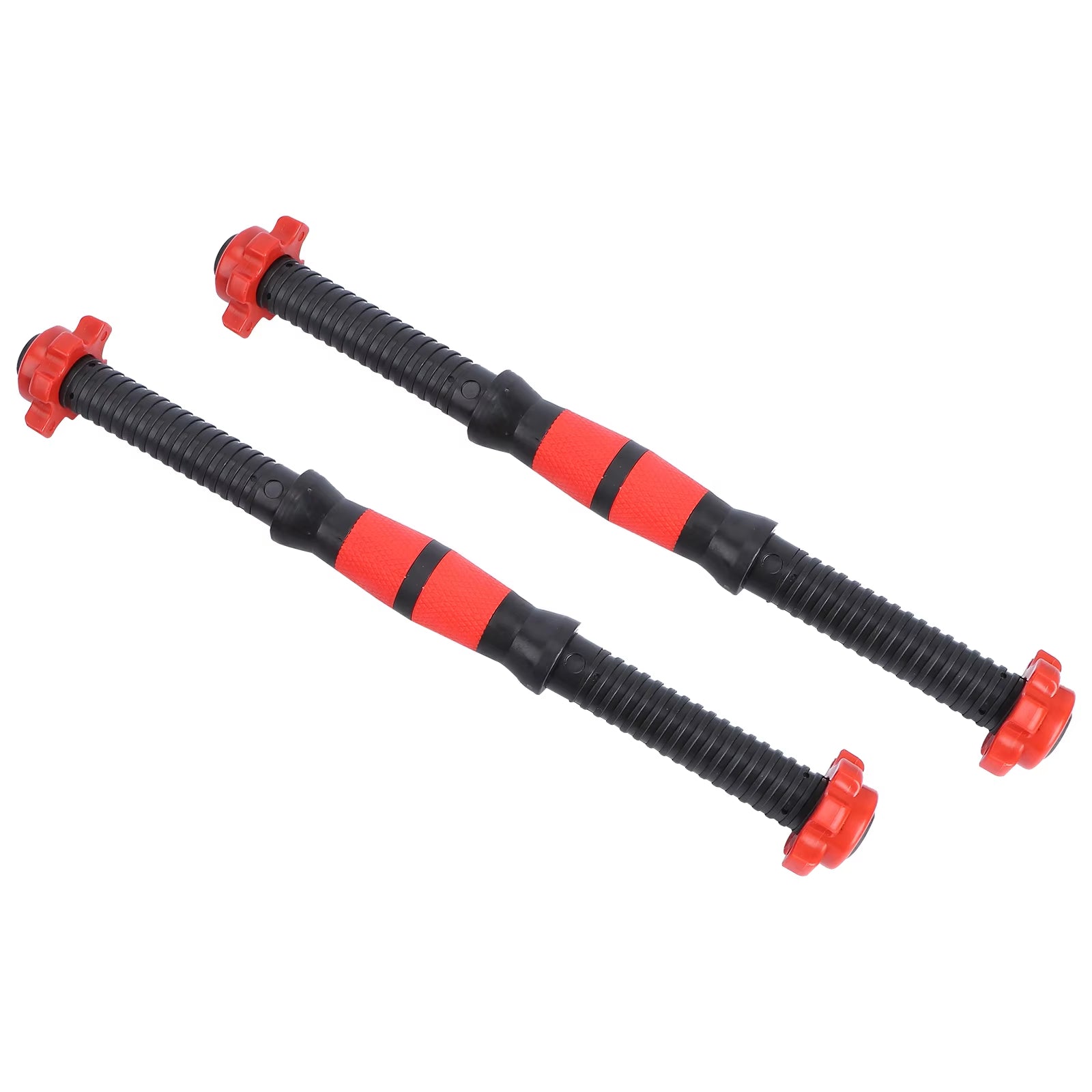 2Pcs Dumbbell Bars Dumbbell Handles Weightlifting Spinlock Collar Barbell Bar Barbells Strength Training Fitness Body Building