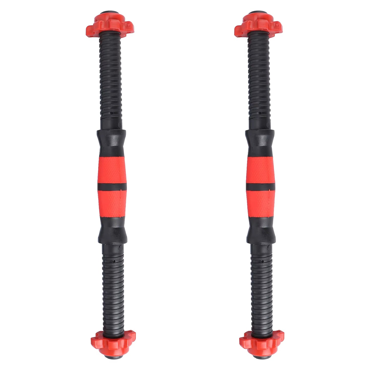 2Pcs Dumbbell Bars Dumbbell Handles Weightlifting Spinlock Collar Barbell Bar Barbells Strength Training Fitness Body Building