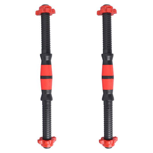 2Pcs Dumbbell Bars Dumbbell Handles Weightlifting Spinlock Collar Barbell Bar Barbells Strength Training Fitness Body Building