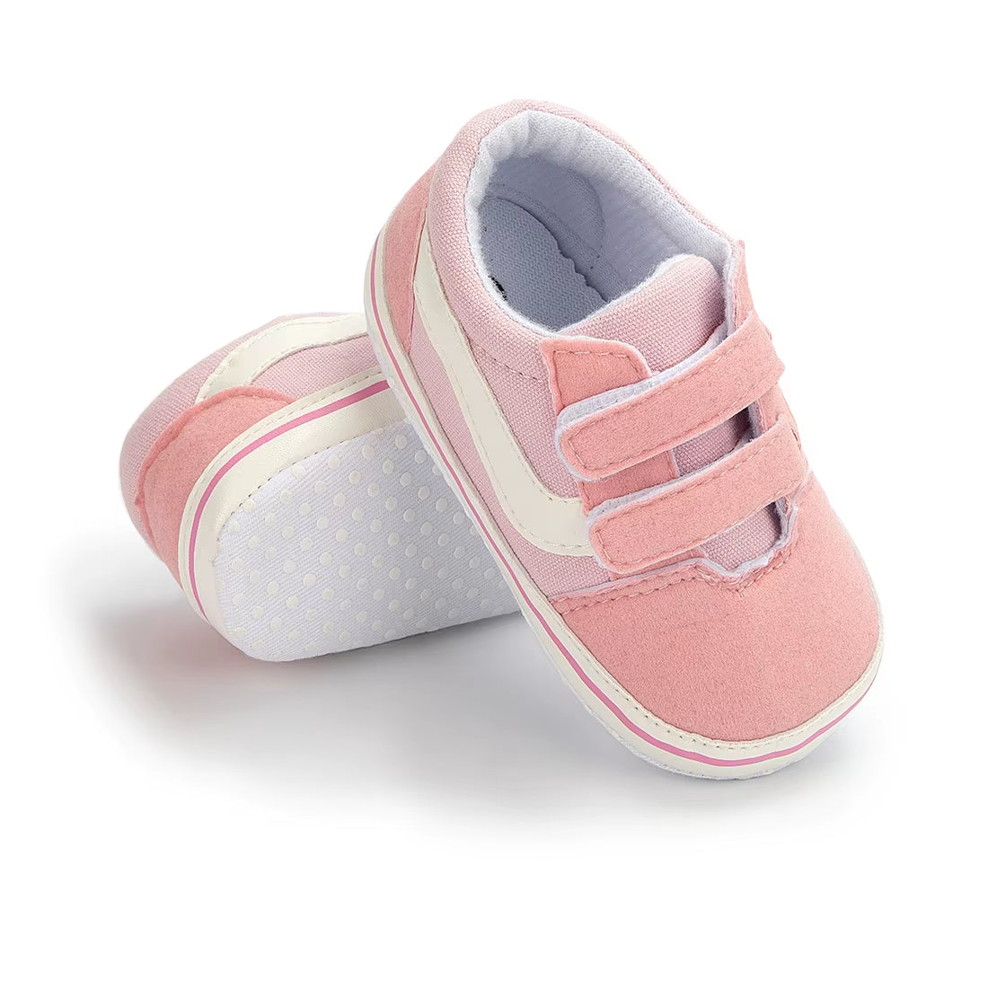 Baby Canvas Sneakers Classic Stripes Casual Baby Boy Girl Shoes Anti-Slip Soft First Walkers Infant Baby Unisex Shoes
