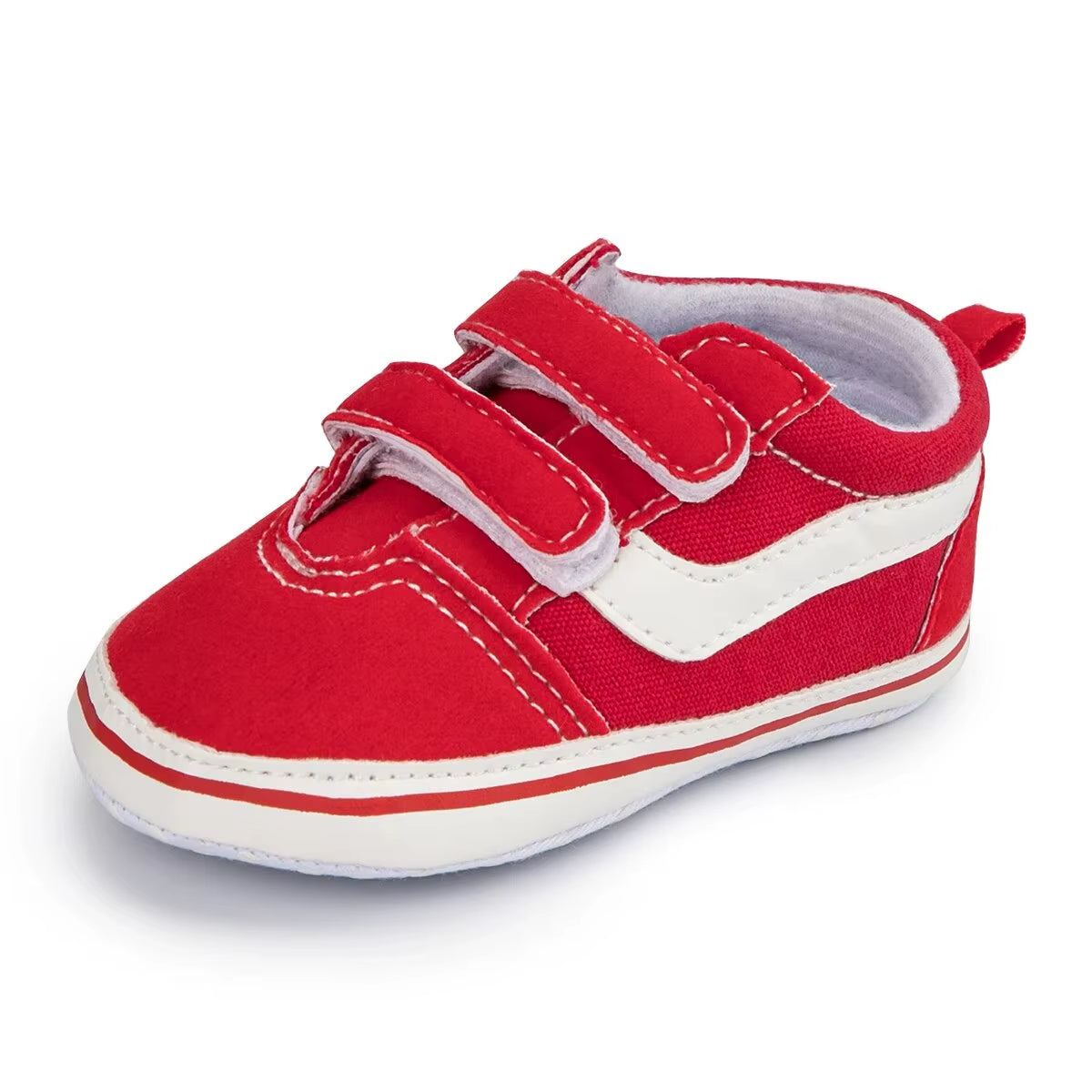 Baby Canvas Sneakers Classic Stripes Casual Baby Boy Girl Shoes Anti-Slip Soft First Walkers Infant Baby Unisex Shoes